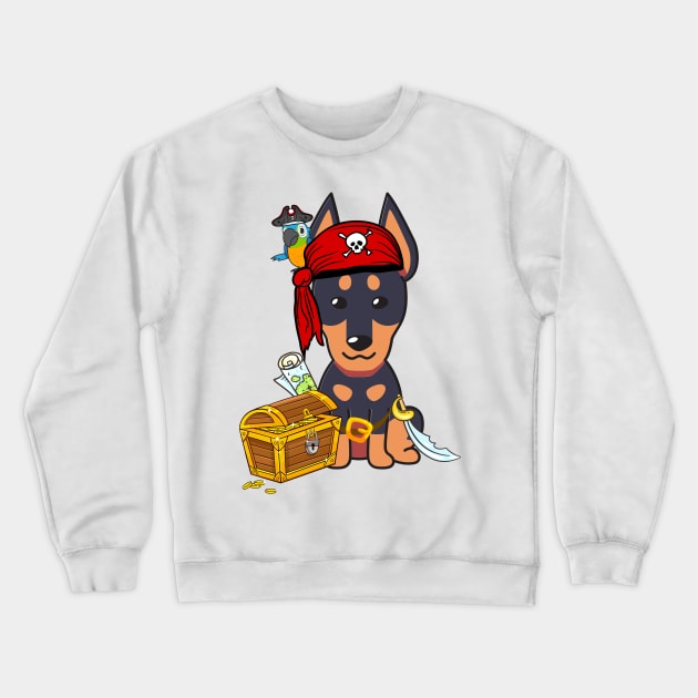 Funny alsatian is a pirate Crewneck Sweatshirt by Pet Station